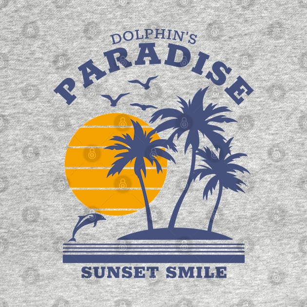 Dolphin's paradise - Sunset Smile by All About Nerds